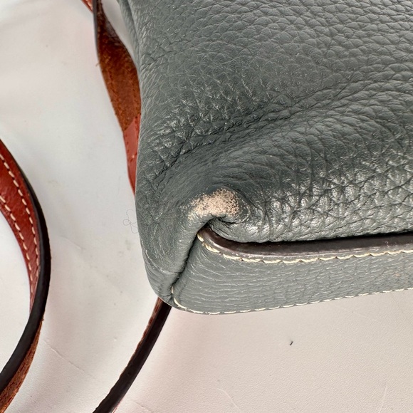 Dooney & Bourke Navy Leather Crossbody Bag - Picture 11 of 15